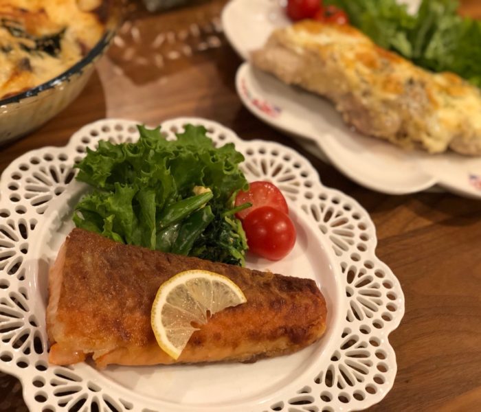 サーモンのムニエル