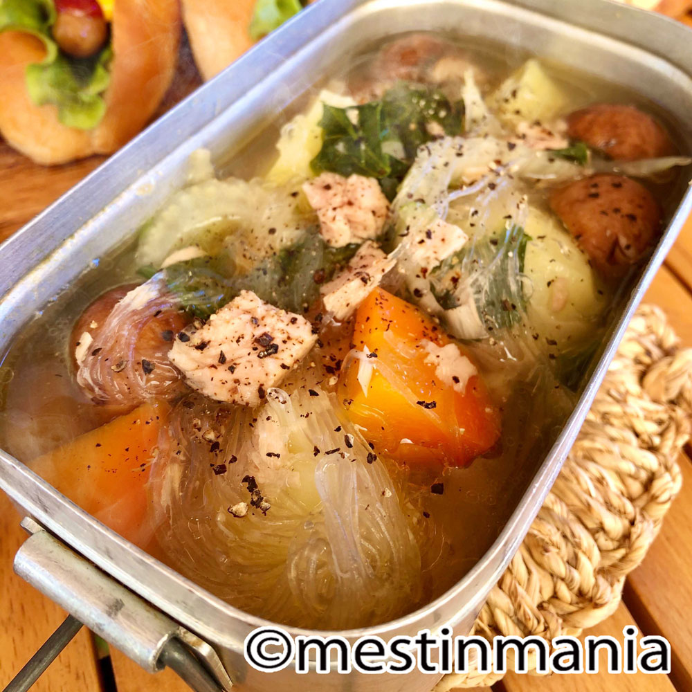 投稿レシピ：ツナと野菜の春雨スープ
