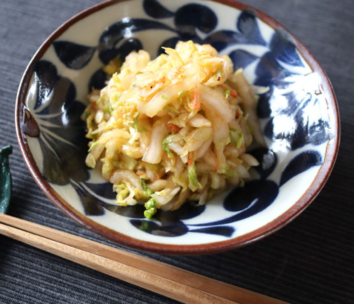 白菜のブイヨンキムチ風