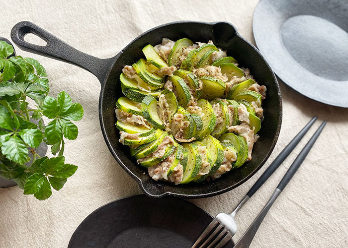 ズッキーニと豚肉のミルフィーユ